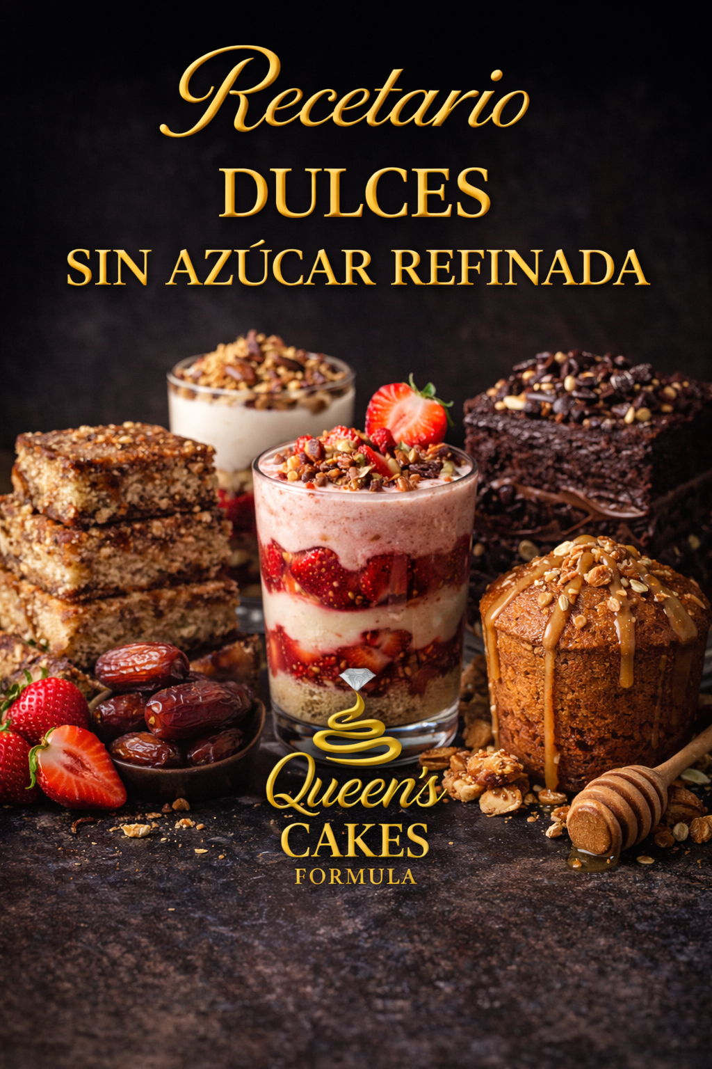 Recetario Dulces Sin Azúcar Refinada (FAVOR LEER DESCRIPCIÓN)