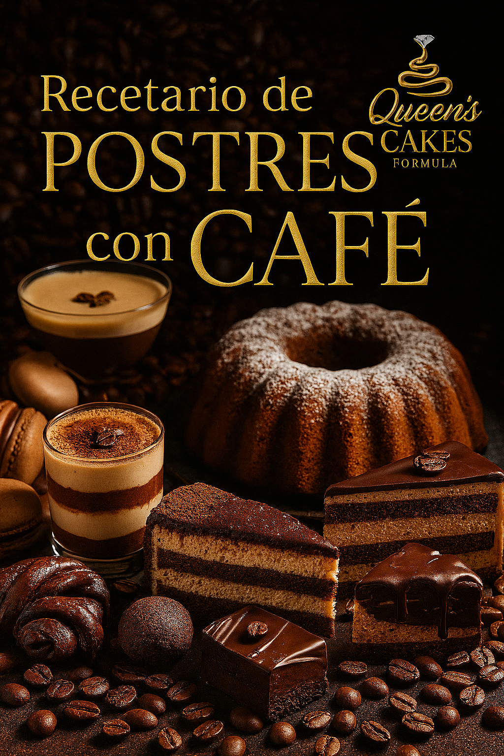 Recetario de Postres con Café Vol.1 (FAVOR LEER LA DESCRIPCIÓN)