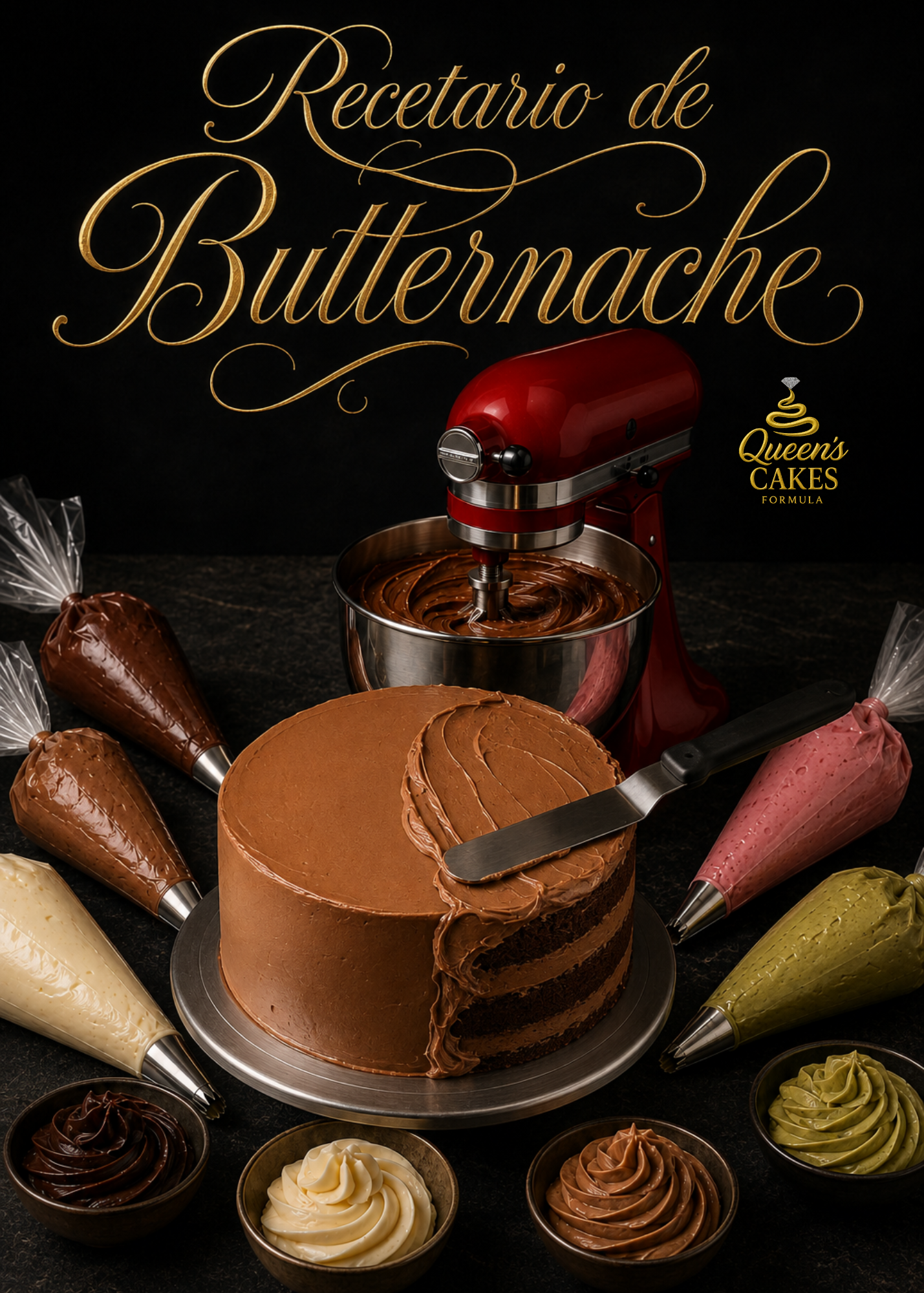 Recetario de Butternache Vol. 2 (Buttercream & Ganache de Chocolate) | Recetario Digital