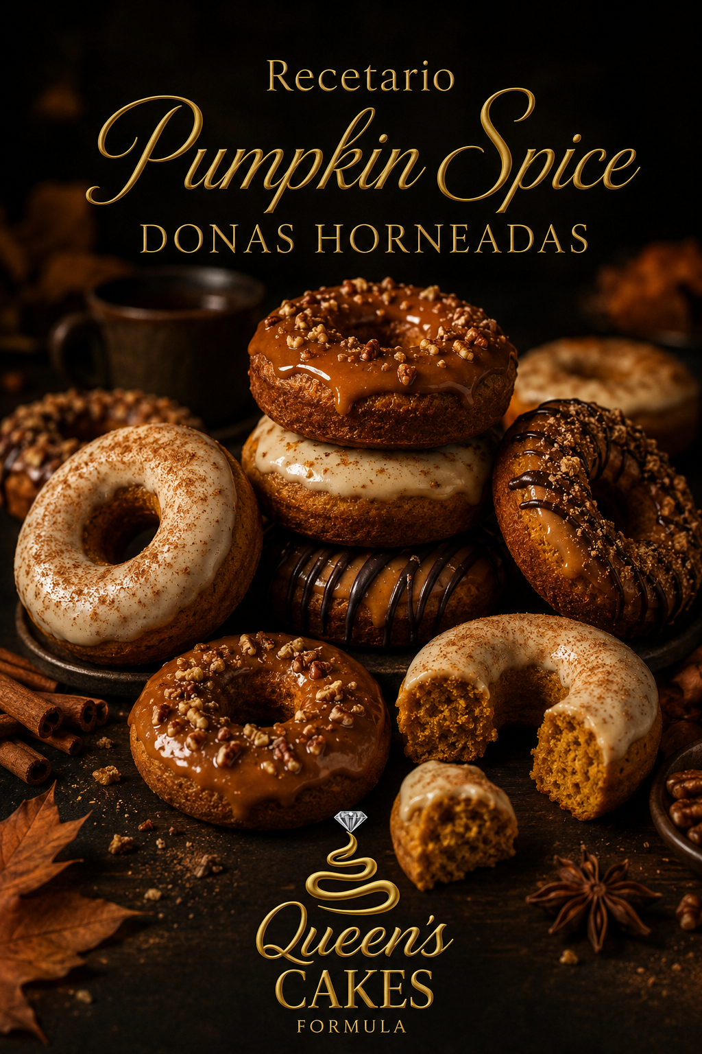Recetario Pumpkin Spice Donas Horneadas | Recetario Digital