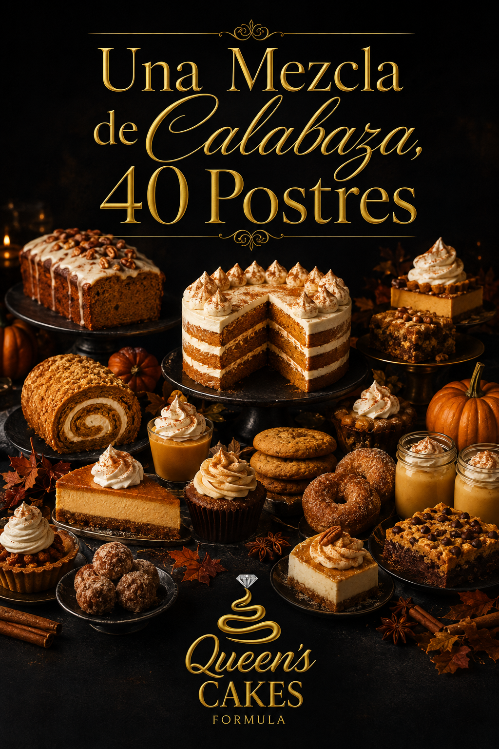 Recetario Una Mezcla de Calabaza, 40 Postres | Recetario Digital