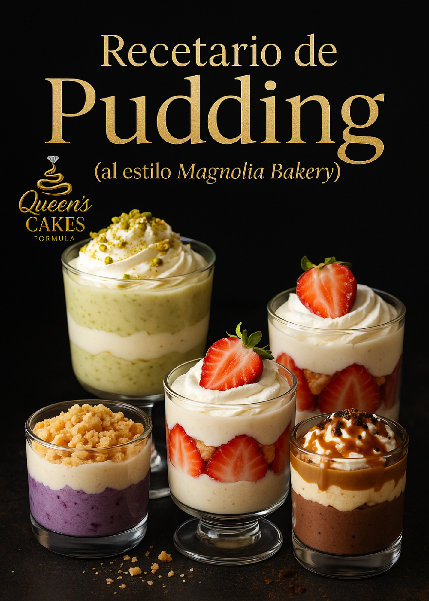 Recetario Premium de Pudding (al estilo de Magnolia Bakery) “NEW” (FAVOR LEER DESCRIPCIÓN)