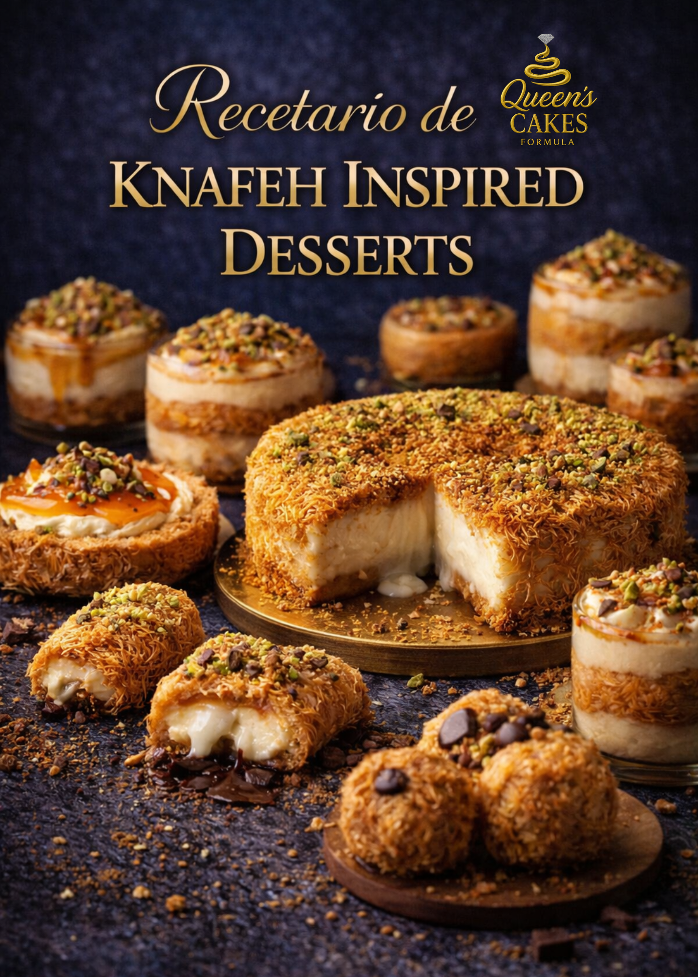 Recetario Knafeh Inspired Desserts (FAVOR LEER DESCRIPCIÓN)
