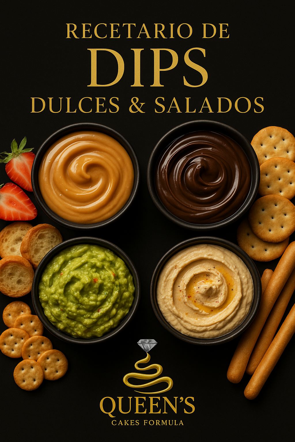 Recetario de Dips Dulces & Salados (FAVOR LEER LA DESCRIPCIÓN)