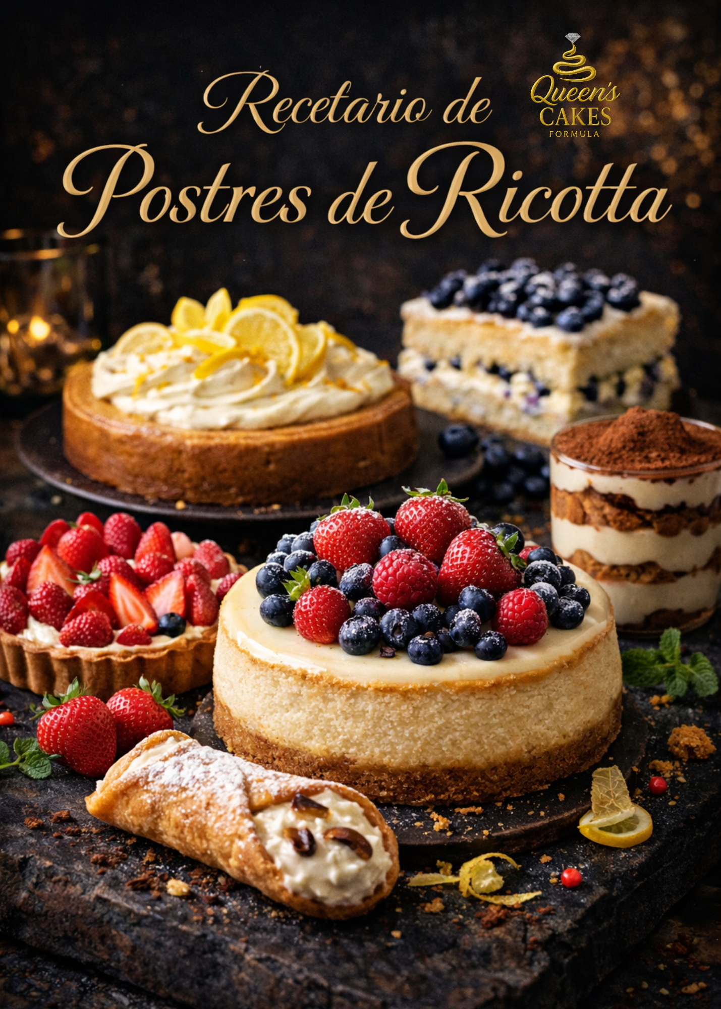 Recetario de Postres de Ricotta “NEW” (FAVOR LEER DESCRIPCIÓN)