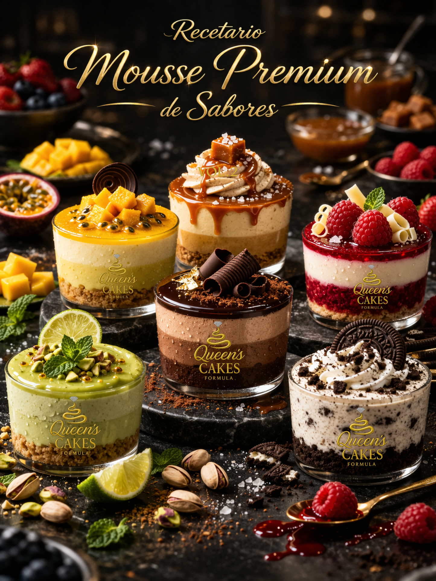 Recetario Mousse Premium de Sabores “NEW” (FAVOR LEER DESCRIPCIÓN)