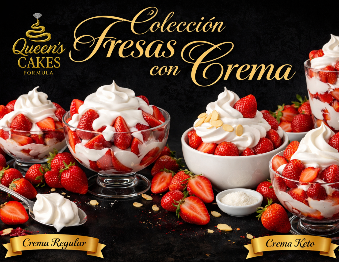 Colección Fresas con Crema “NEW” (FAVOR LEER DESCRIPCIÓN)