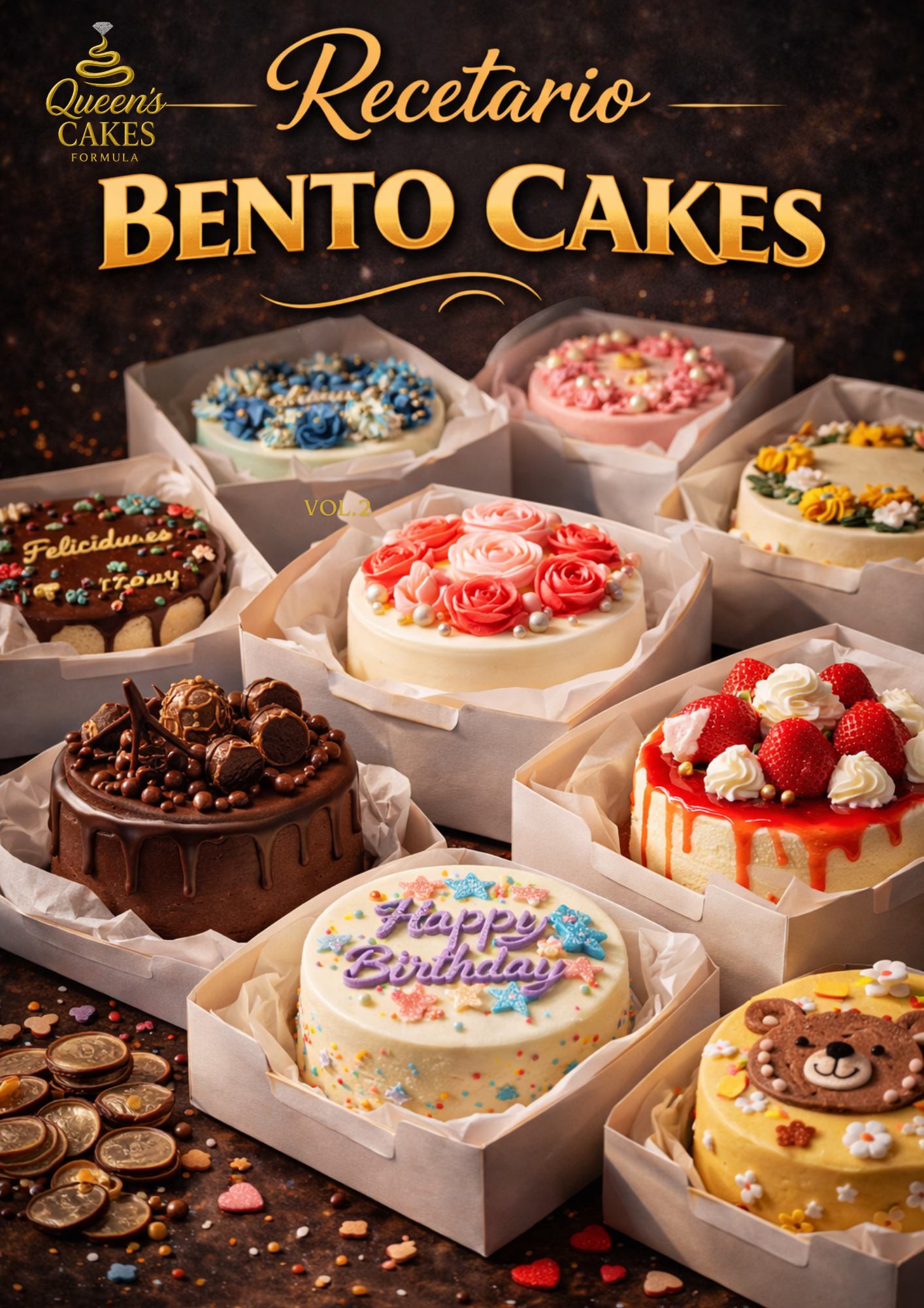 Recetario de Bento Cakes “NEW” (FAVOR LEER DESCRIPCIÓN)