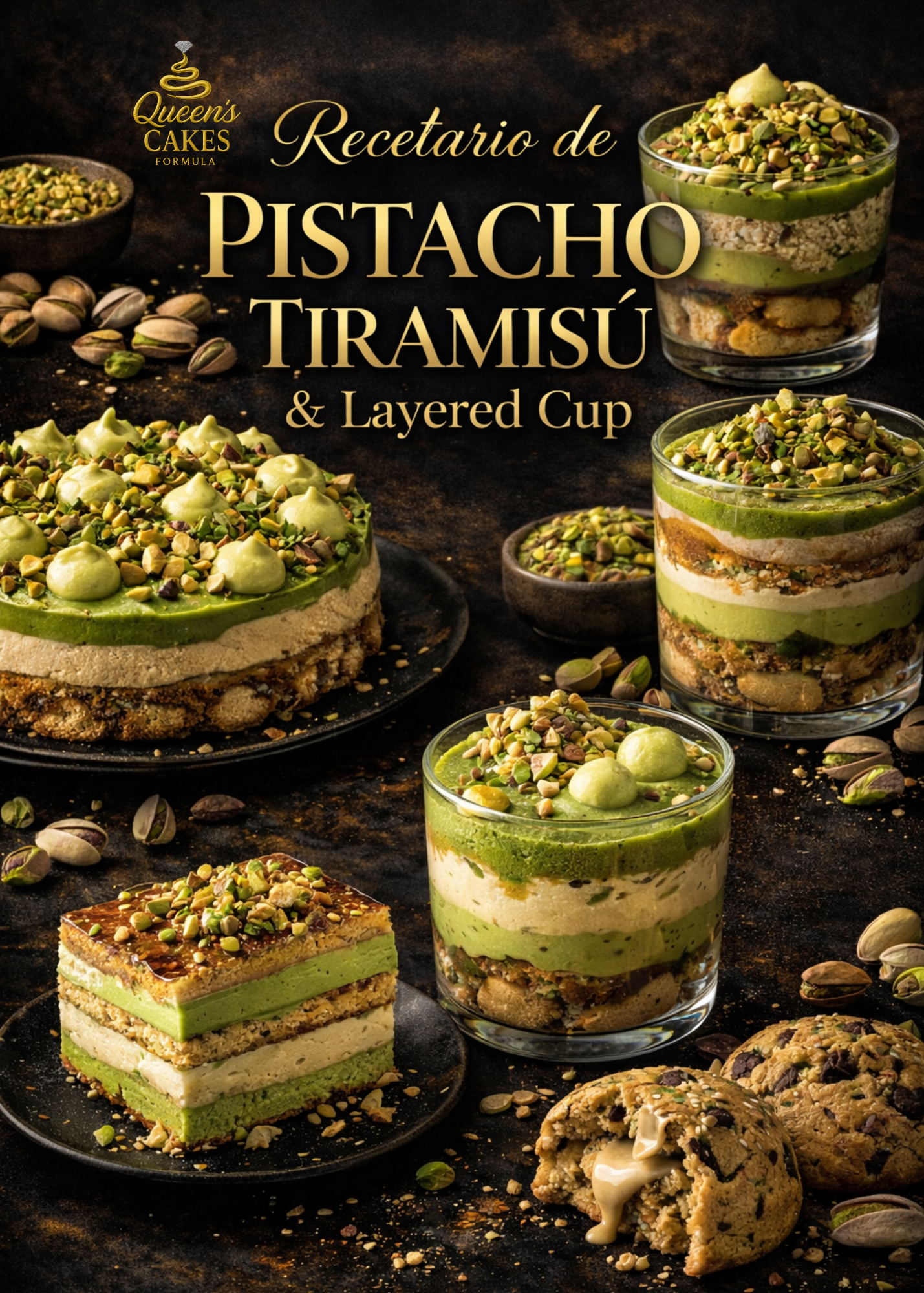 Recetario de Pistacho Tiramisú & Layered Cup “NEW” (FAVOR LEER DESCRIPCIÓN)