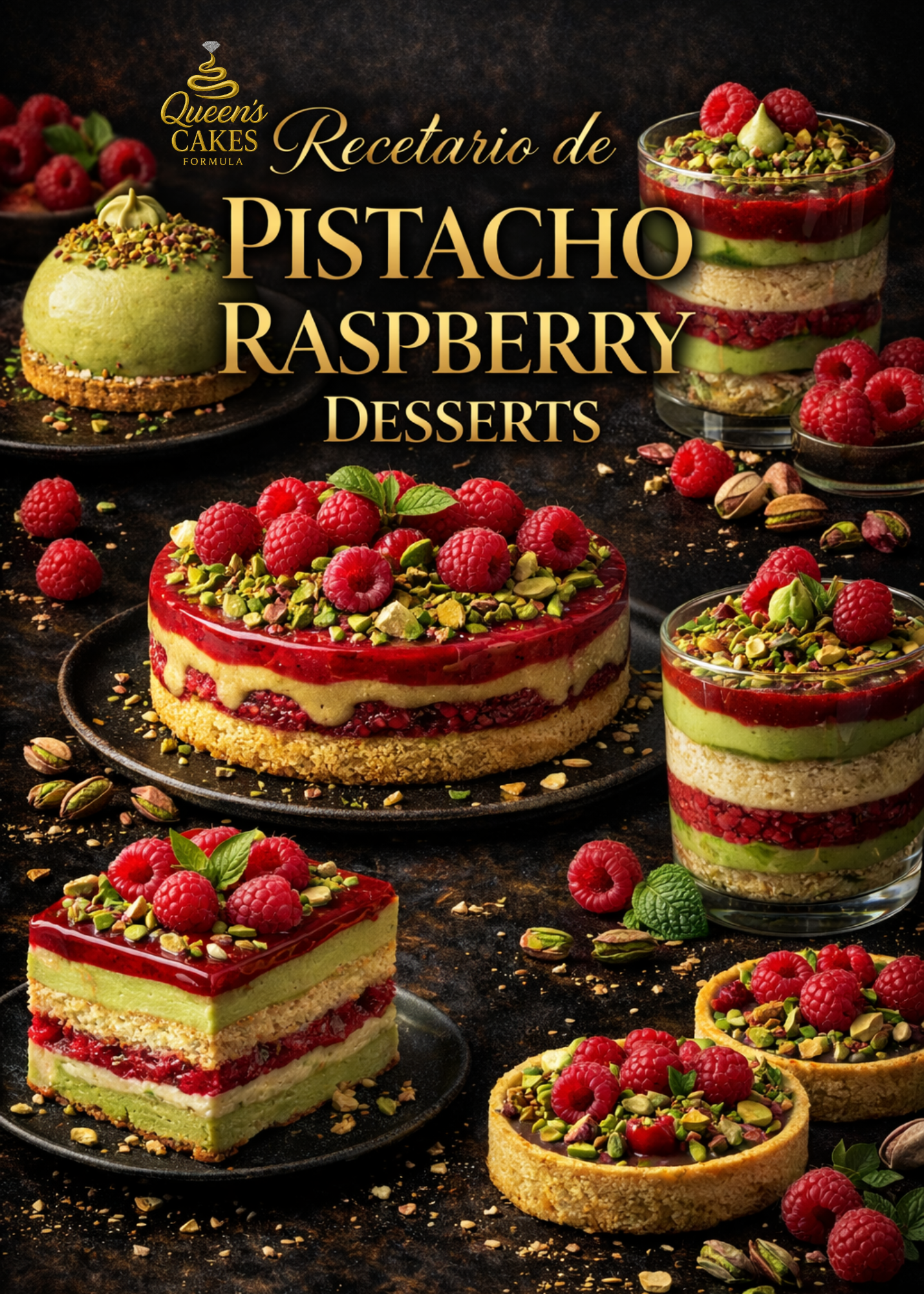 Recetario de Pistacho Raspberry Desserts “New” (FAVOR LEER DESCRIPCIÓN)