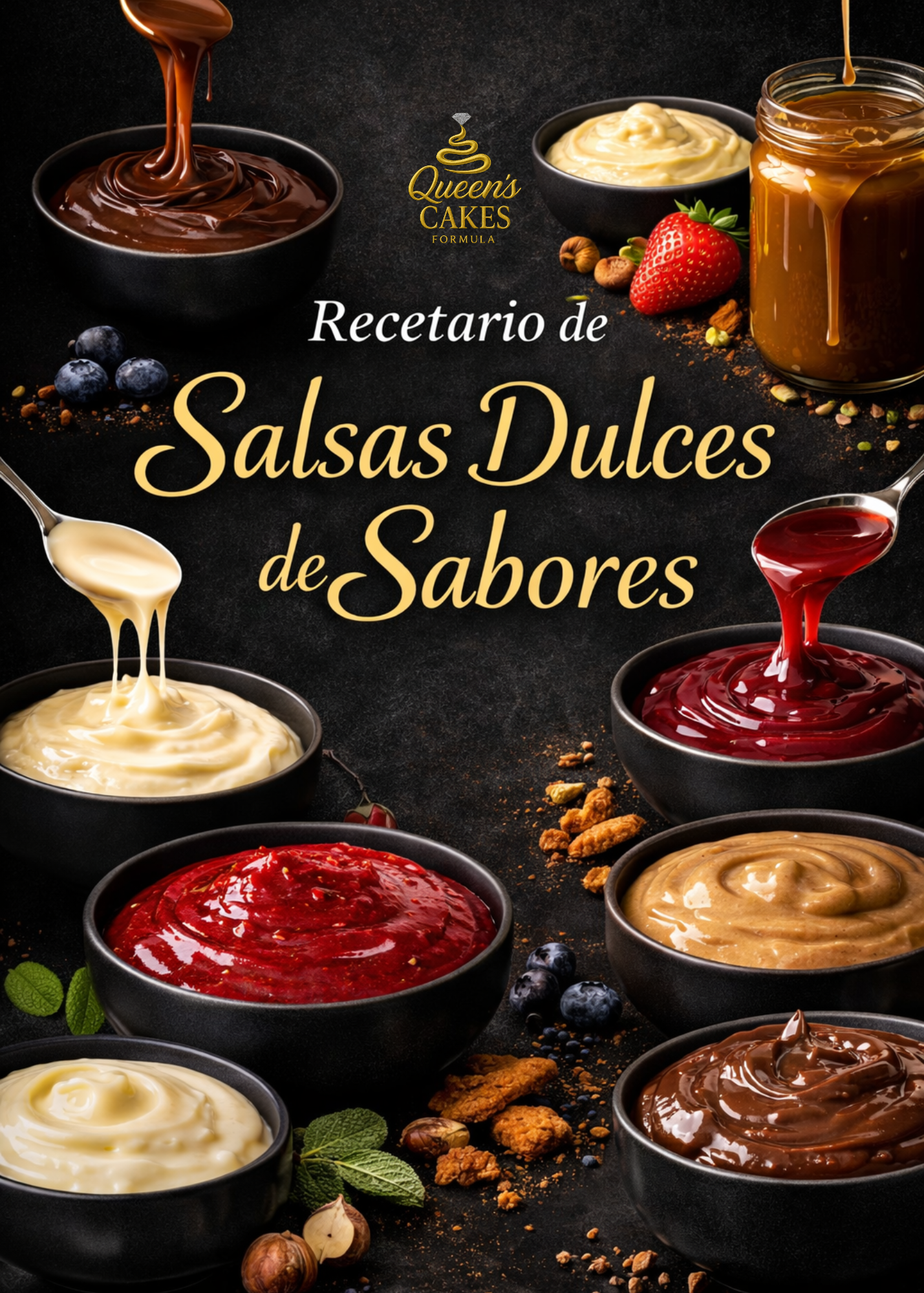 Recetario de Salsas Dulces de Sabores “NEW” (FAVOR LEER DESCRIPCIÓN)