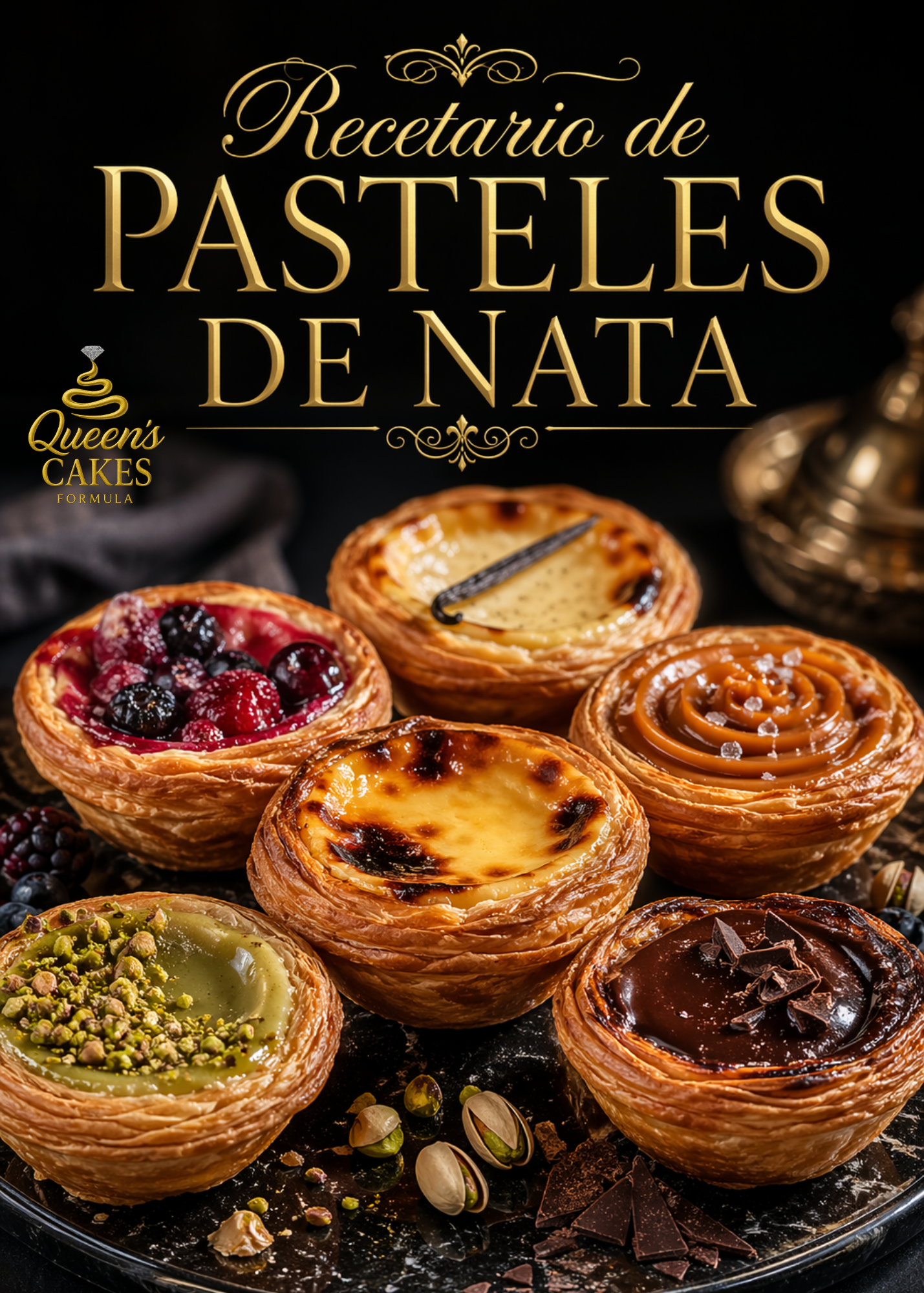 Recetario de Pasteles de Nata “NEW” (FAVOR LEER DESCRIPCIÓN)