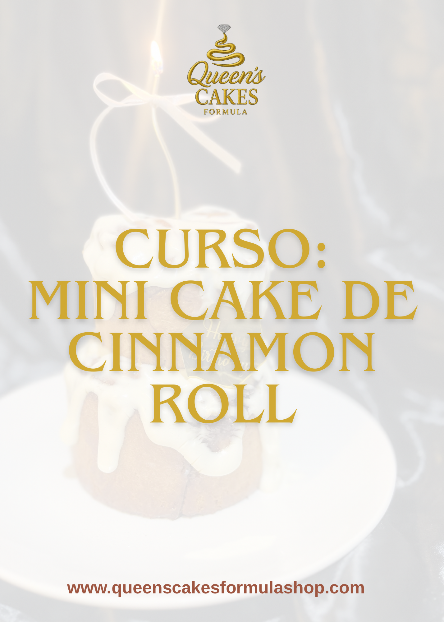 Curso Exclusico: Mini Cake de Cinnamon Roll “NEW”