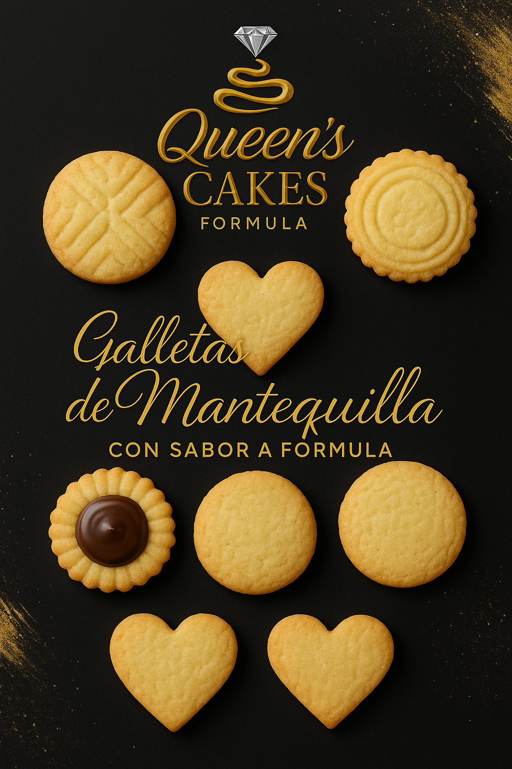 Recetario Galletas de Mantequilla de Sabores (FAVOR LEER LA DESCRIPCIÓN)