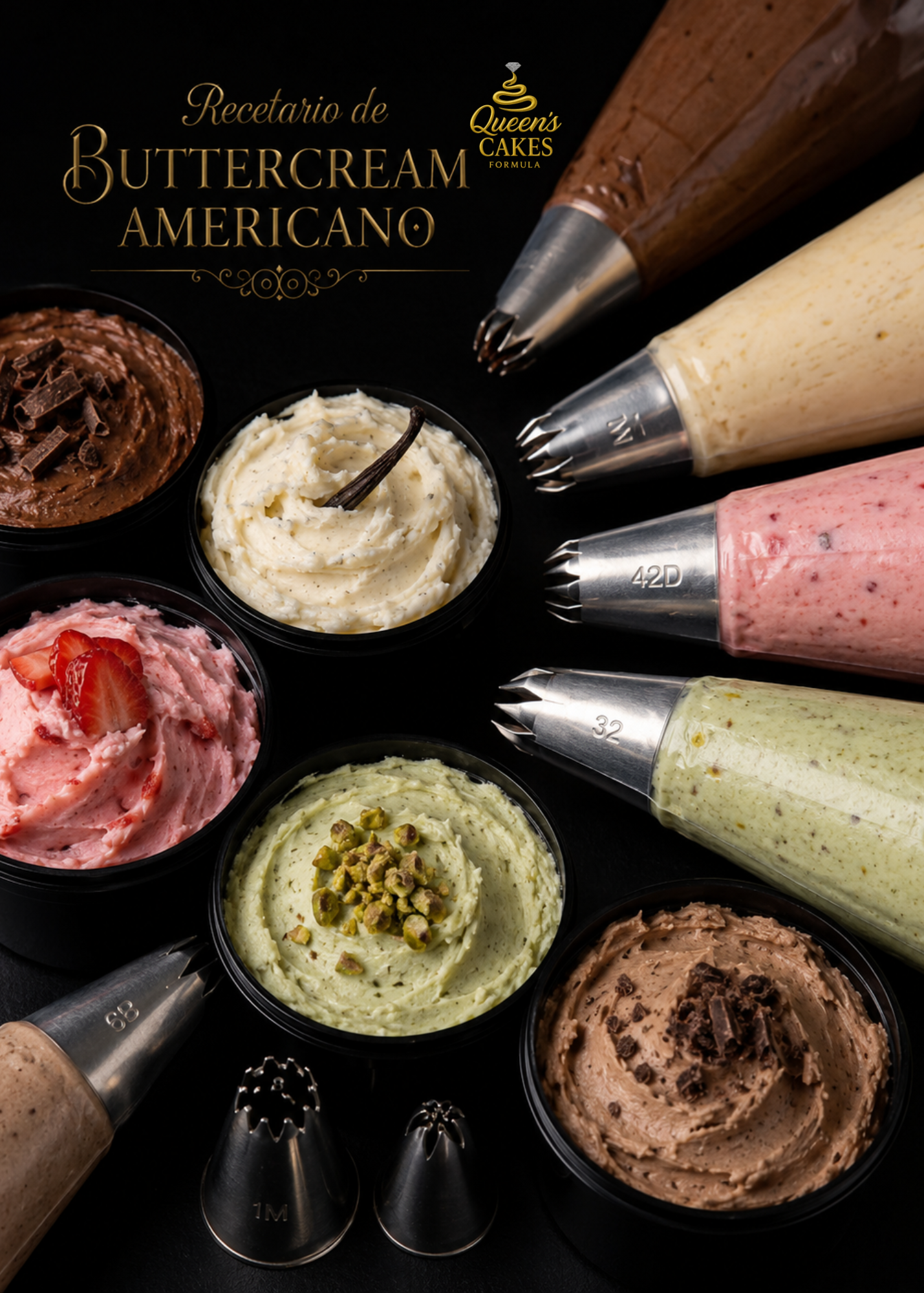 Recetario Buttercream Americano “NEW” (FAVOR LEER DESCRIPCIÓN)