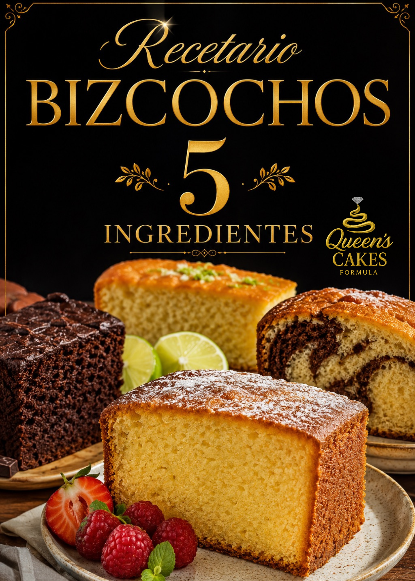 Recetario Bizcochos 5 Ingredientes | Recetario Digital