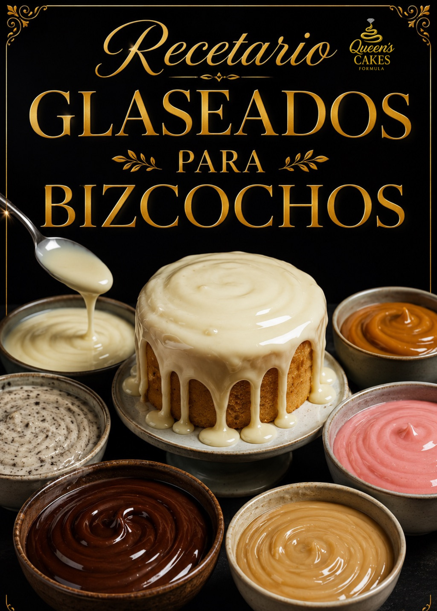 Recetario Glaseados para Bizcochos Vol.2 | Recetario Digital