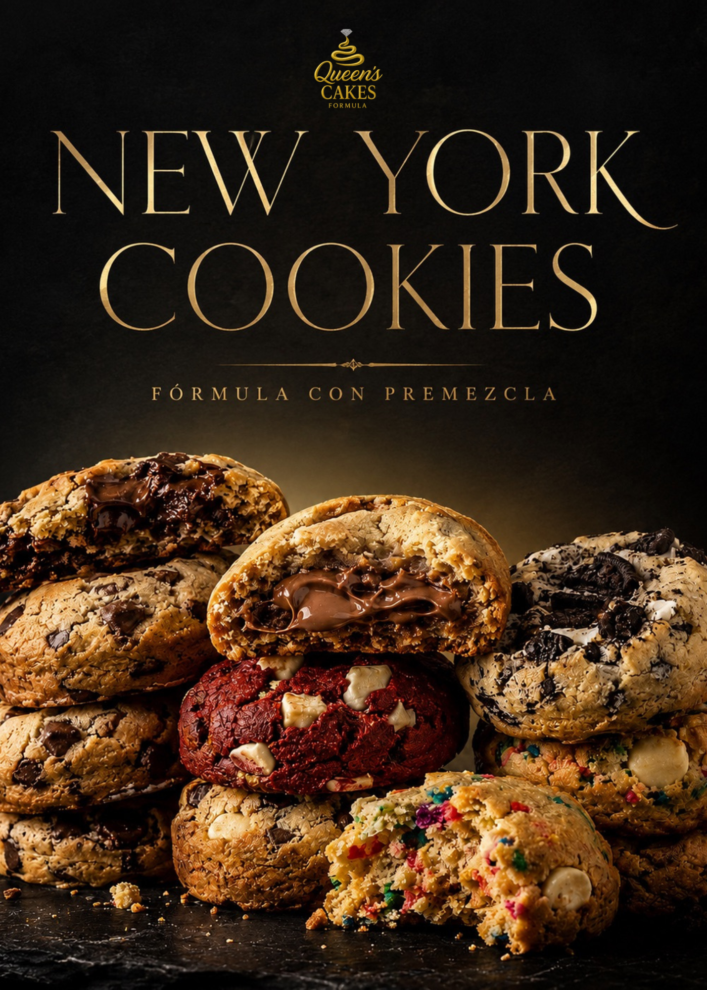 NEW YORK COOKIES | “FÓRMULA CON PREMEZCLA” | MEGA BUNDLE • 4 VOLÚMENES + BONO ESPECIAL