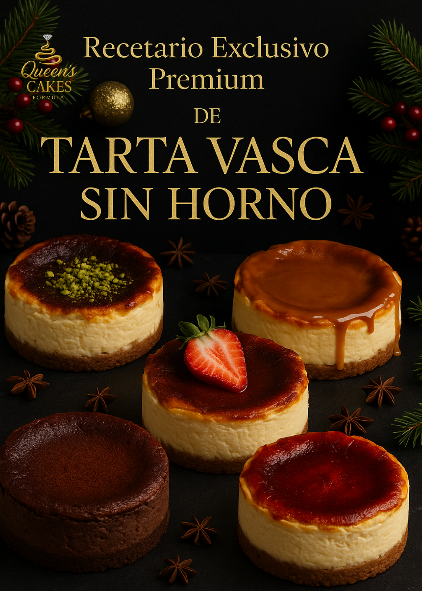Recetario Exclusivo Premium Tarta Vasca Sin Horno “NEW” (FAVOR LEER DESCRIPCIÓN)