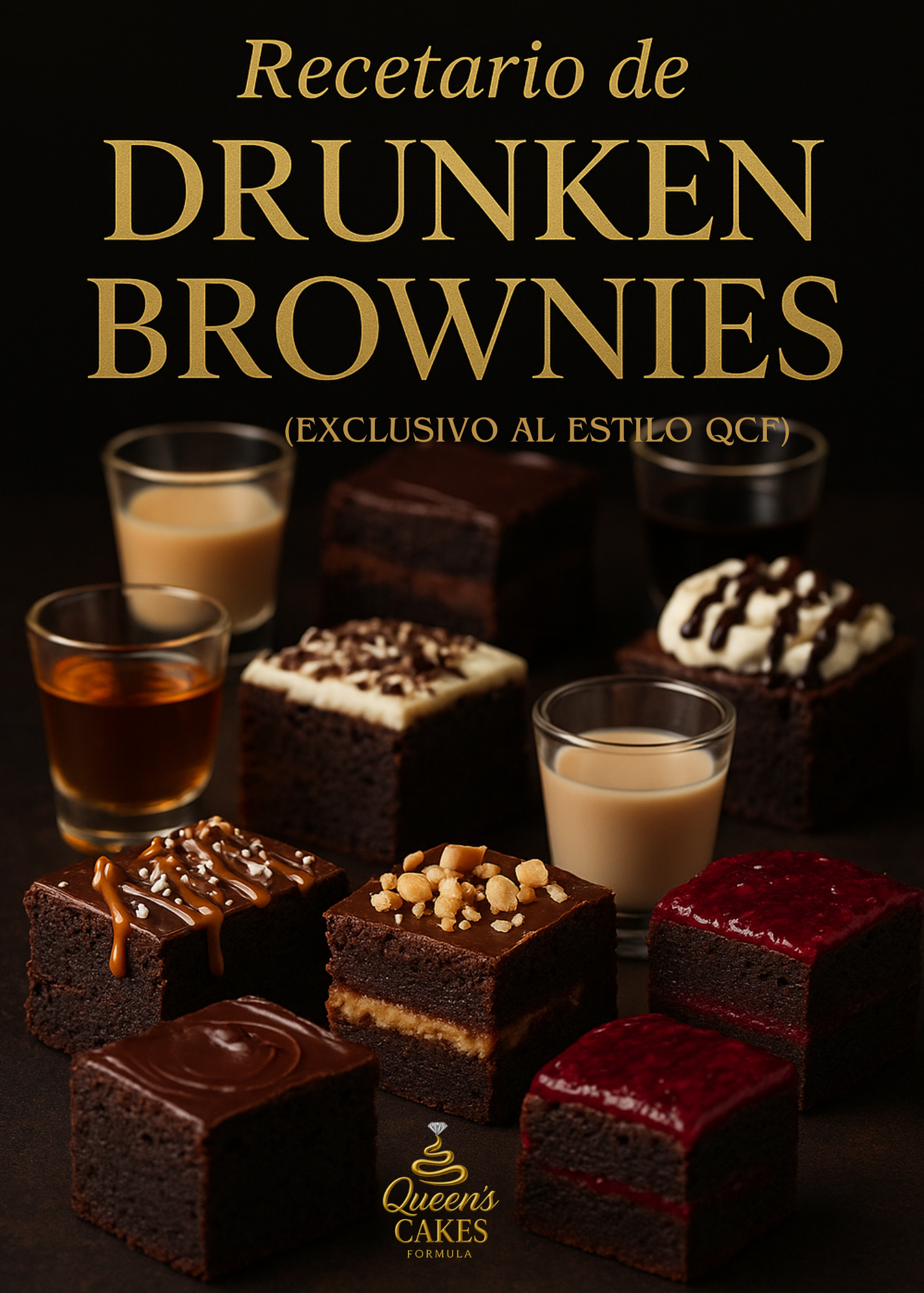 Recetario de Drunken Brownies Exclusivo Vol.2 (al estilo QCF) “NEW” (FAVOR LEER DESCRIPCIÓN)