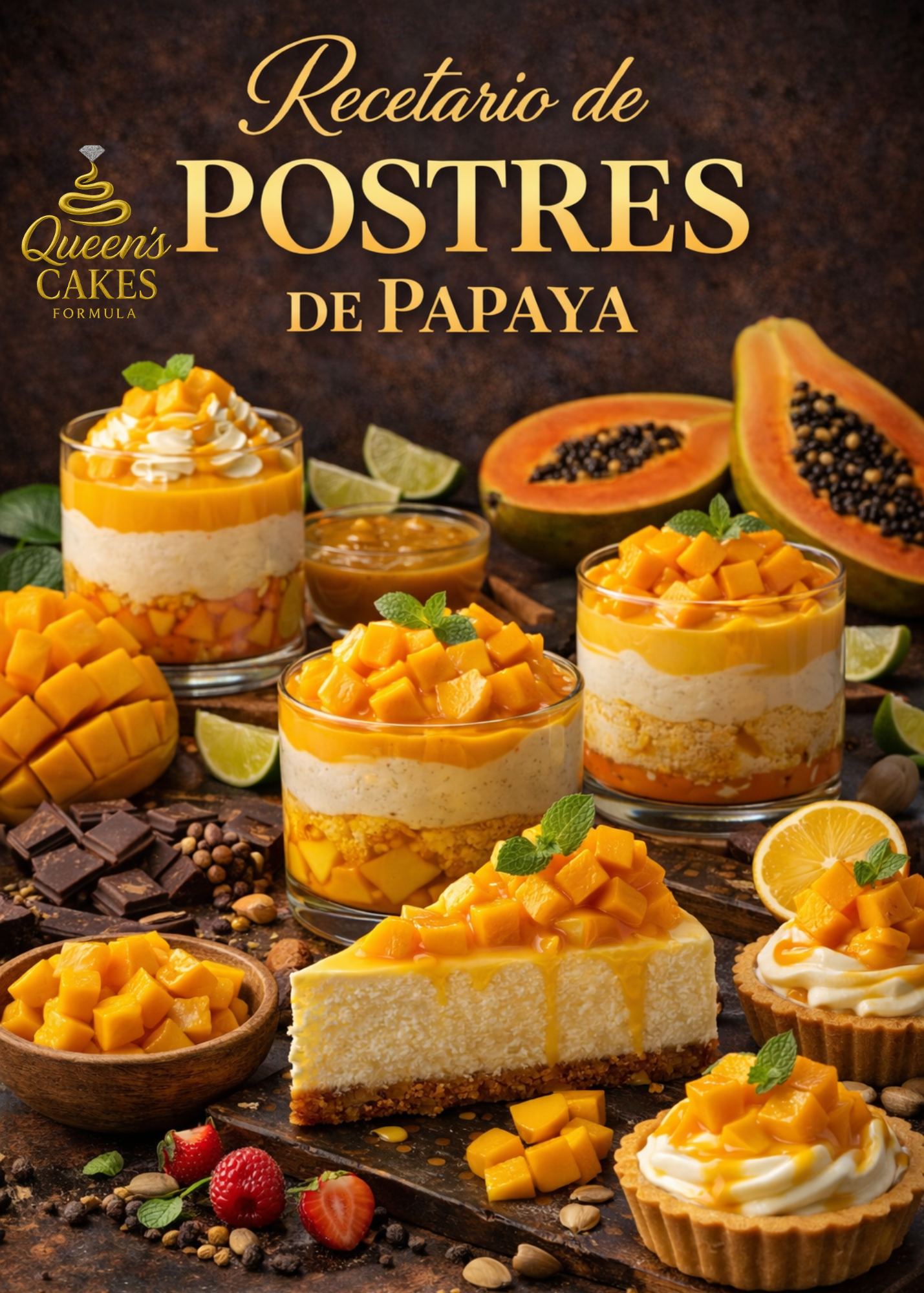 Recetario de Postres de Papaya (FAVOR LEER DESCRIPCIÓN)
