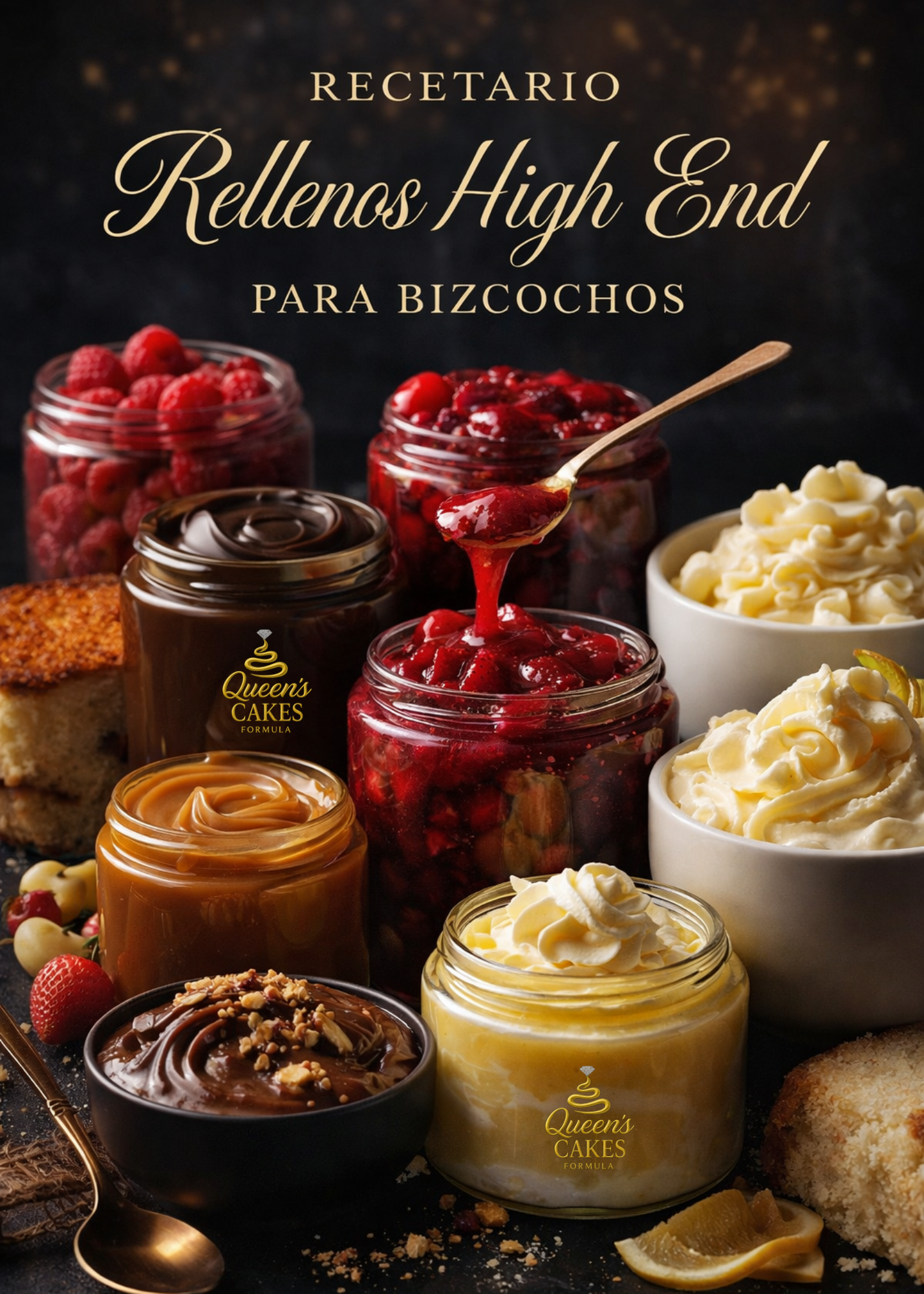 Recetario Rellenos High End para Bizcochos (FAVOR LEER DESCRIPCIÓN)