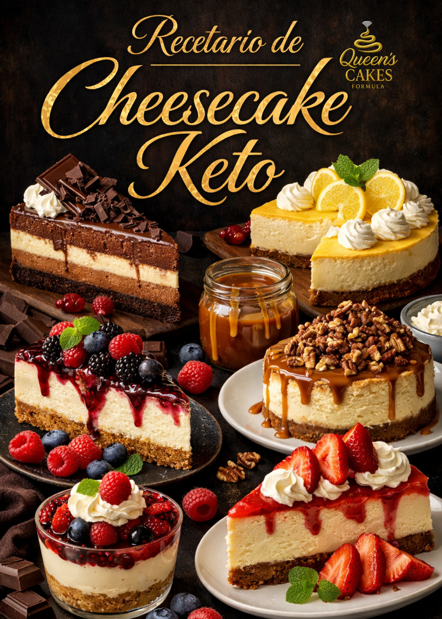 Recetario de Cheesecake Keto Vol.2 (FAVOR LEER DESCRIPCIÓN)