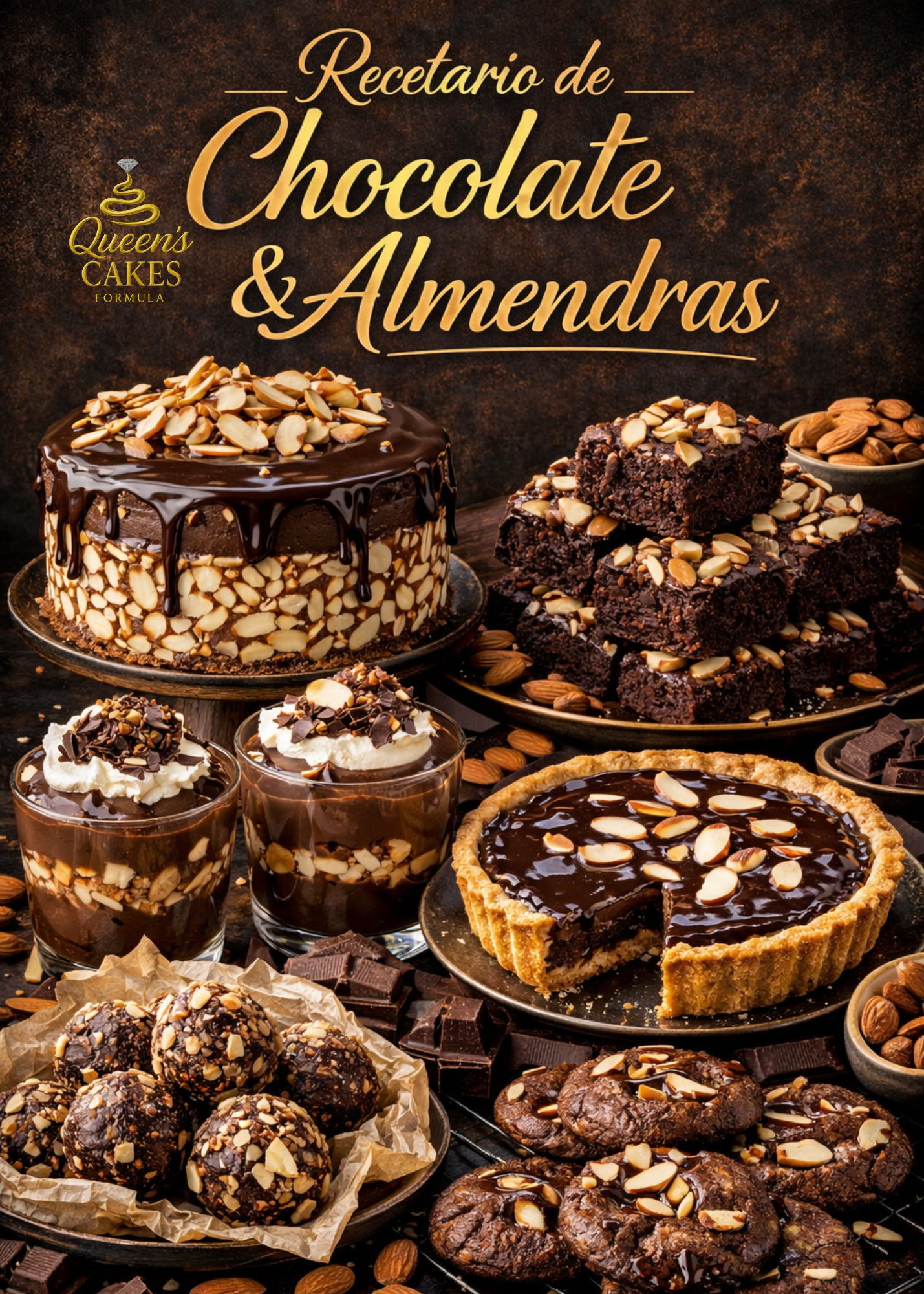 Recetario de Chocolate & Almendras (FAVOR LEER DESCRIPCIÓN)