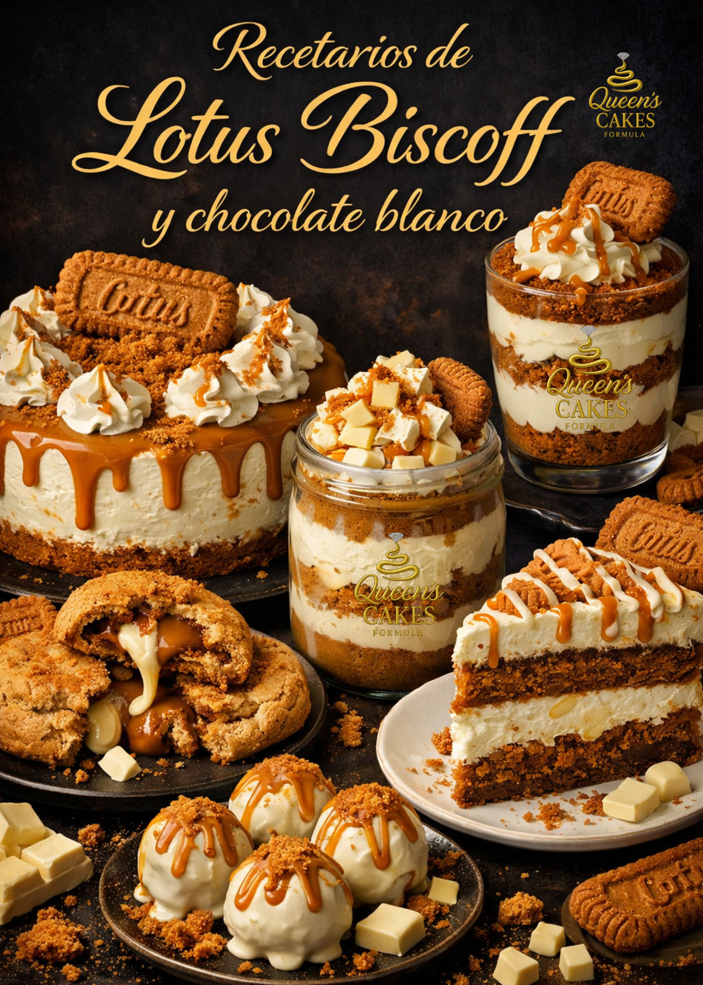 Recetario de Lotus Biscoff & Chocolate Blanco (FAVOR LEER DESCRIPCIÓN)
