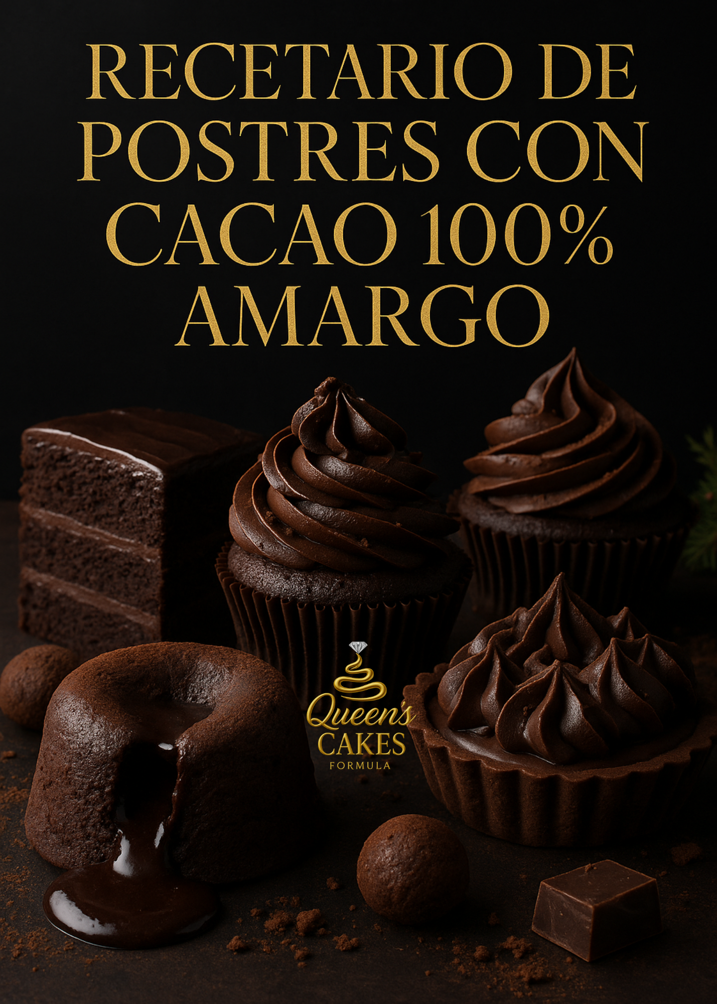 Recetario de Postres con Cacao 100% Amargo “NEW” (FAVOR LEER DESCRIPCIÓN)