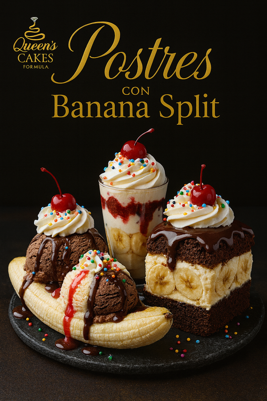 Recetario de Postres con Banana Split “NEW” (FAVOR LEER DESCRIPCIÓN)