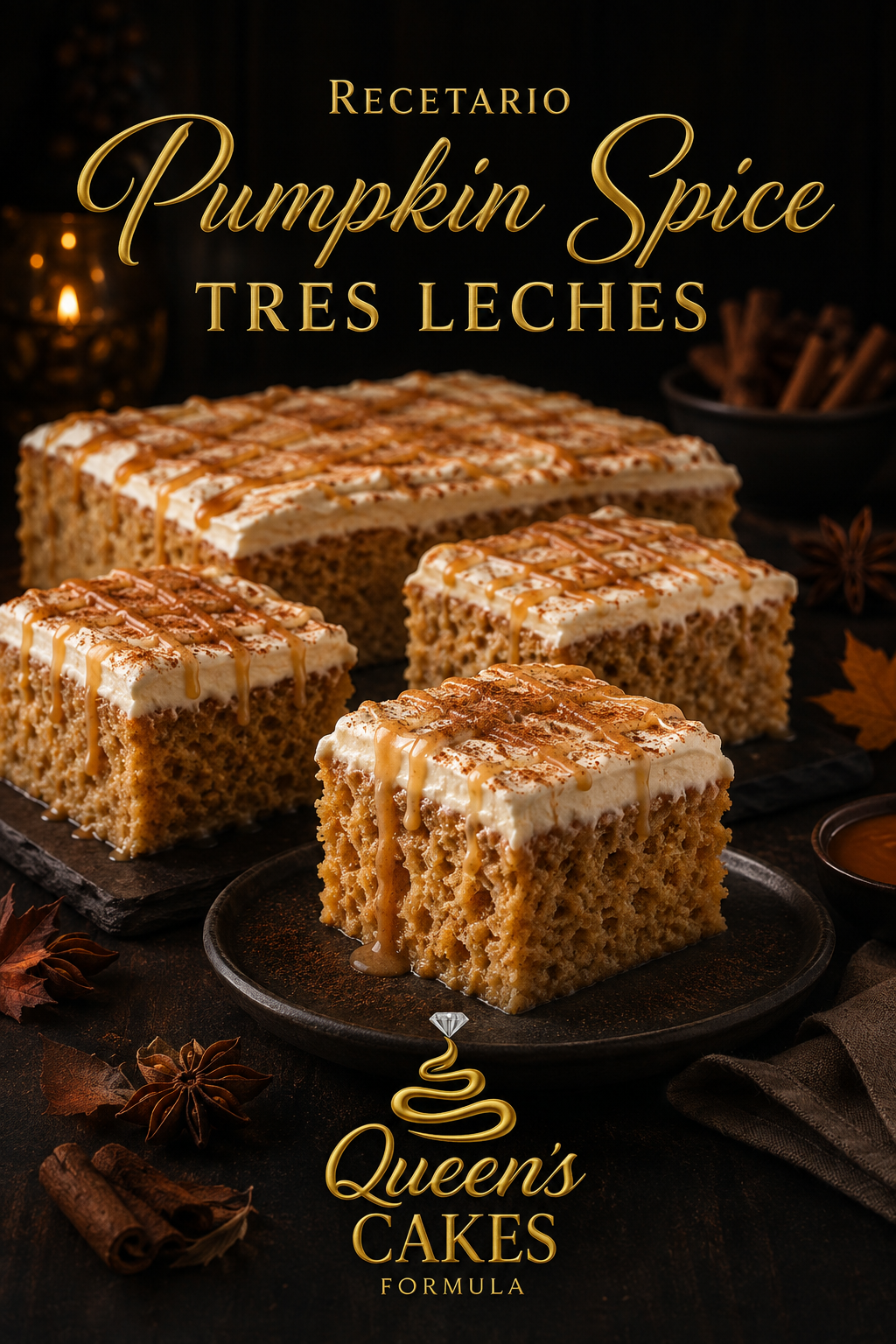 Recetario Pumpkin Spice Tres Leches Vol.2 | Recetario Digital