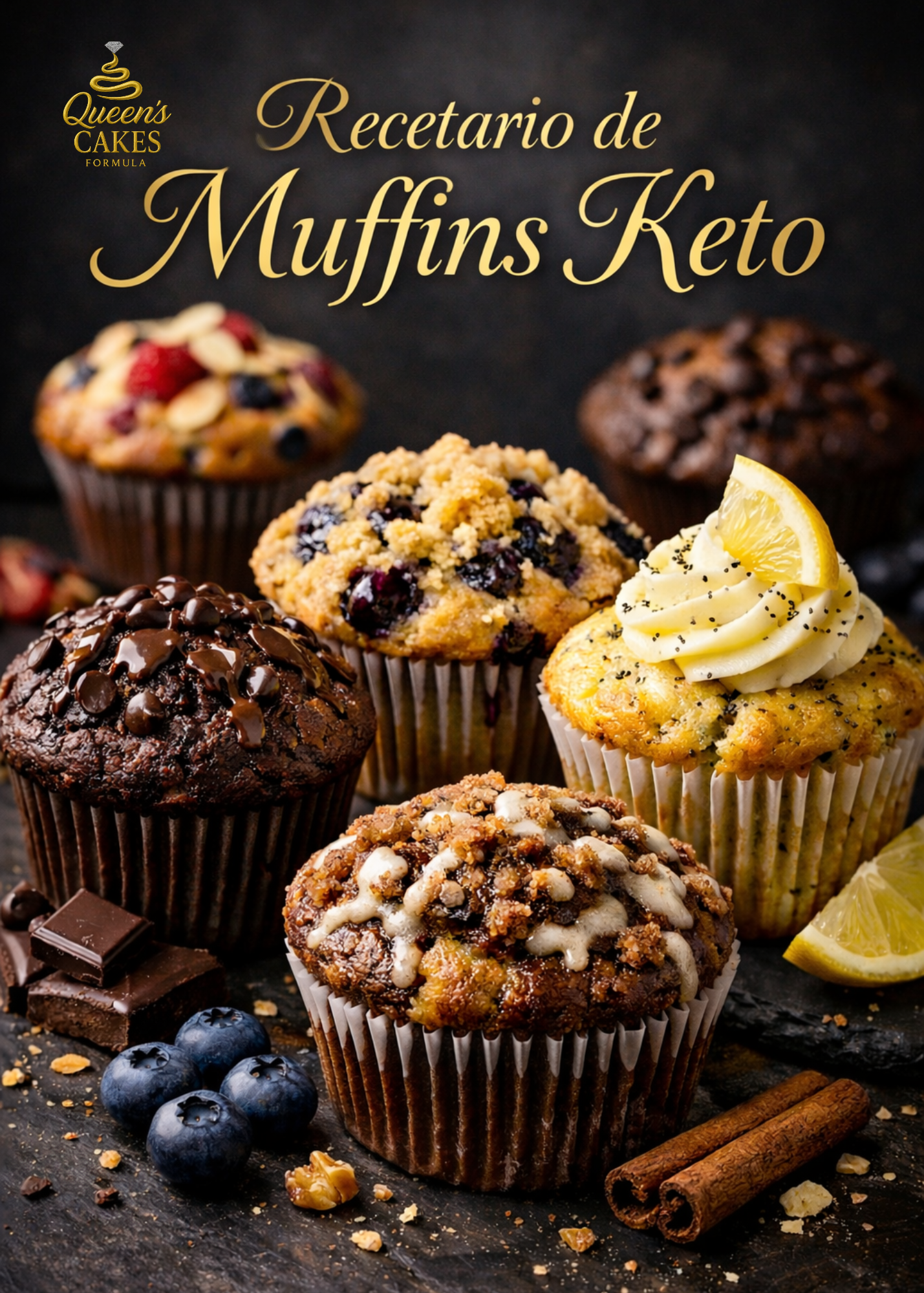 Recetario Muffins Keto Vol.2 (FAVOR LEER DESCRIPCIÓN)