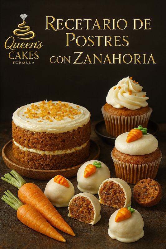 Recetario de Postres con Zanahoria (FAVOR LEER DESCRIPCIÓN)
