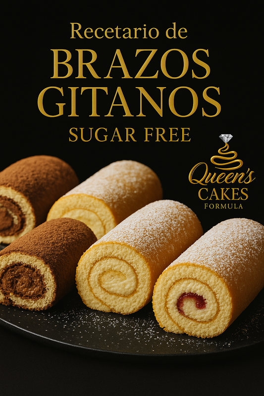 Recetario de Brazos Gitanos Sugar Free “NEW” (FAVOR LEER DESCRIPCIÓN)