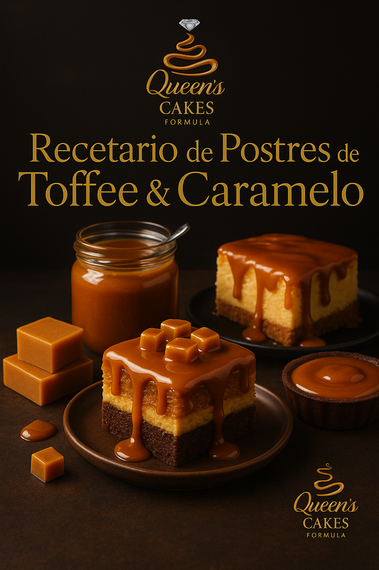 Recetario de Postres de Toffee & Caramelo (FAVOR LEER LA DESCRIPCIÓN)