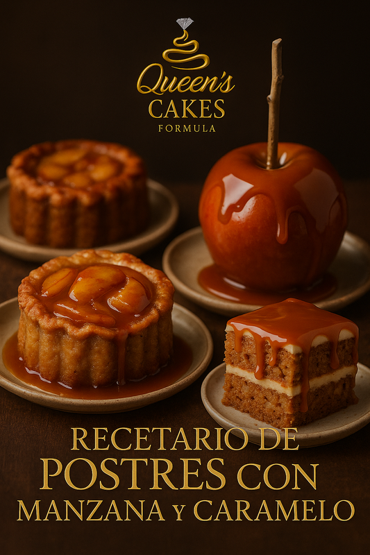 Recetario de Postres con Manzana & Caramelo (FAVOR LEER DESCRIPCIÓN)