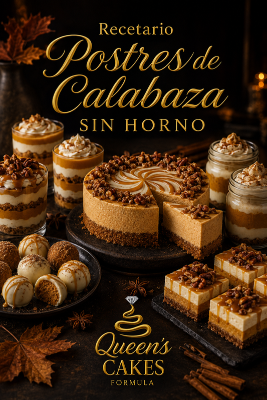 Recetario Postres de Calabaza (Pumpkin Spice) Sin Horno Vol.2 | Recetario Digital