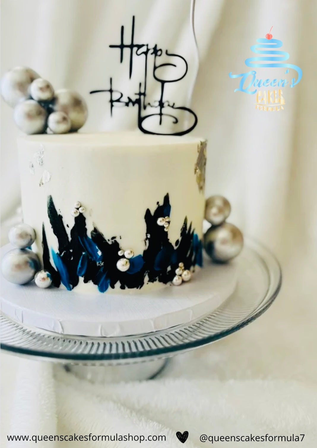 Midnight Crown Cake