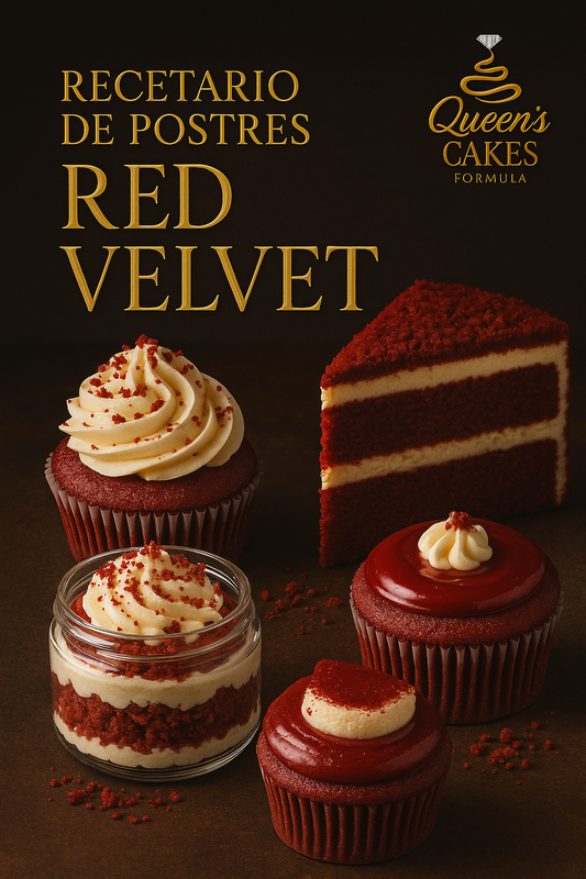 Recetario de Postres Red Velvet Vol.2 “NEW” (FAVOR LEER DESCRIPCIÓN)