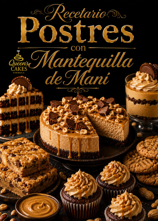 Recetario de Postres con Mantequilla de Maní “NEW” (FAVOR LEER DESCRIPCIÓN)