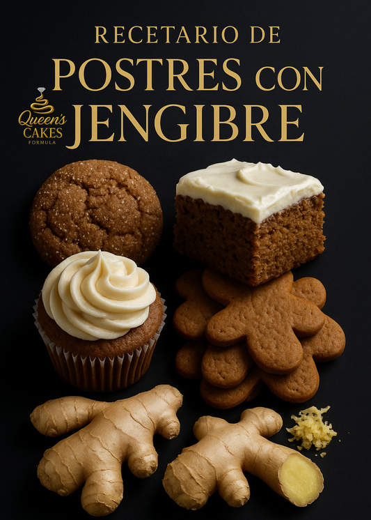 Recetario de Postres con Jengibre “NEW” (FAVOR LEER DESCRIPCIÓN)
