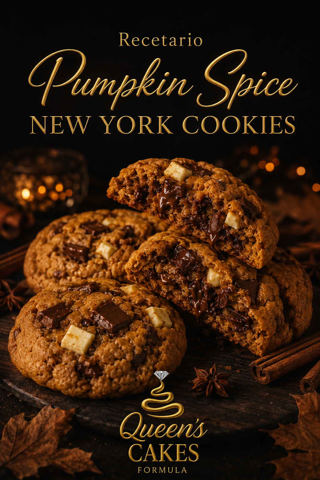 Recetario Pumpkin Spice New York Cookies Vol.2 | Recetario Digital