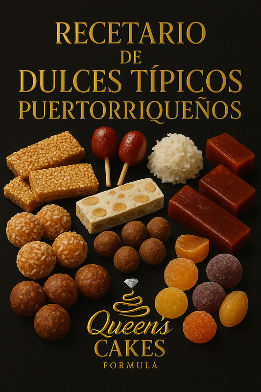 Recetario Dulces Típicos Puertorriqueños (FAVOR LEER DESCRIPCIÓN)