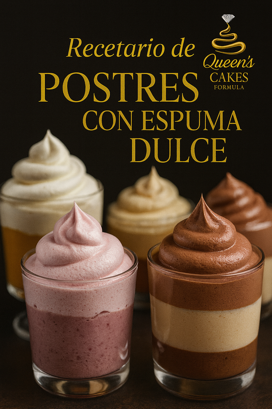 Recetario de Postres con Espuma Dulce (FAVOR LEER DESCRIPCIÓN)