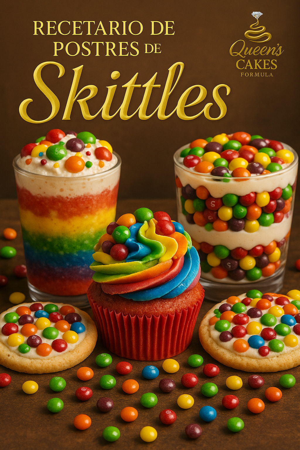 Recetario de Postres de Skittles “NEW” (FAVOR LEEE DESCRIPCIÓN)