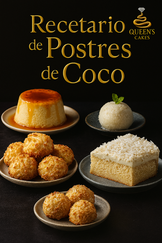 Recetario de Postres de Coco (FAVOR LEER LA DESCRIPCIÓN)