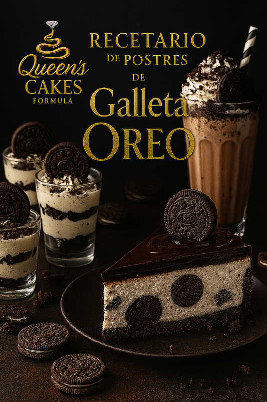 Recetario de Postres con Galleta Oreo (FAVOR LEER LA DESCRIPCIÓN)