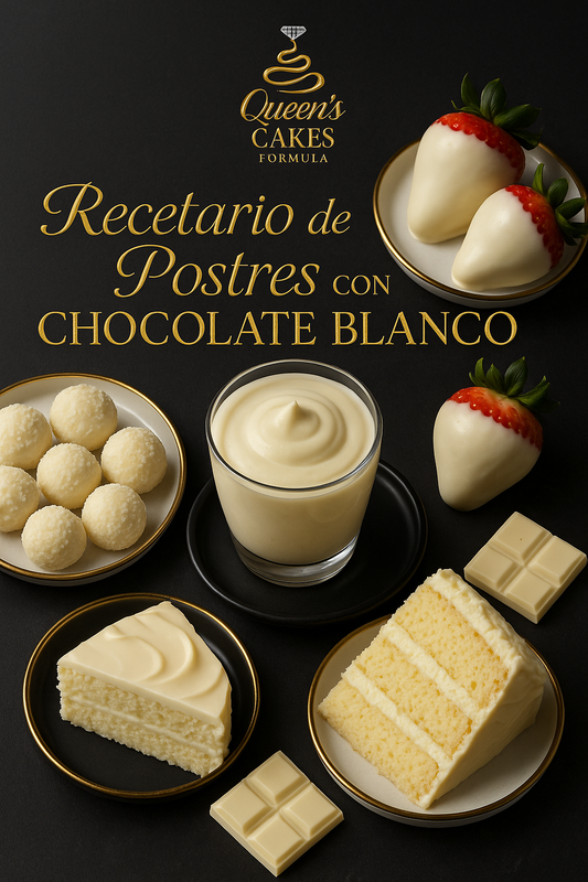 Recetario de Postres de Chocolate Blanco (FAVOR LEER LA DESCRIPCIÓN)