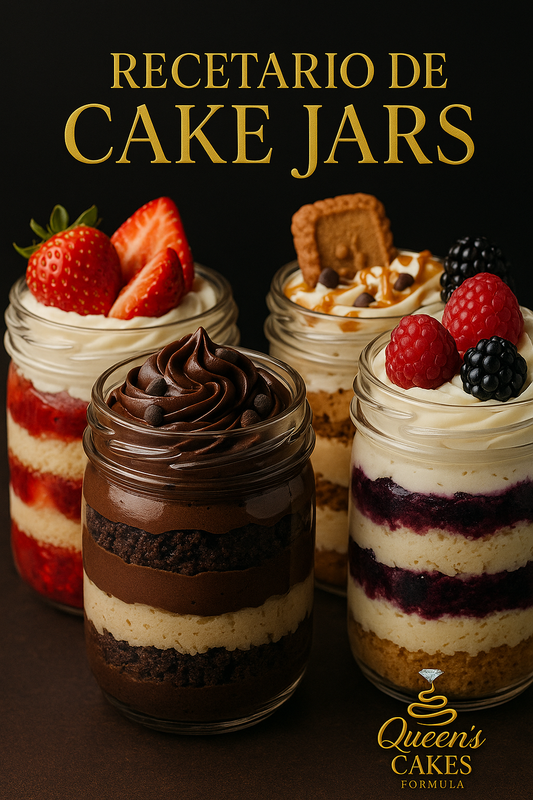 Recetario de Cake Jars Vol.2 “NEW” (FAVOR LEER DESCRIPCIÓN)